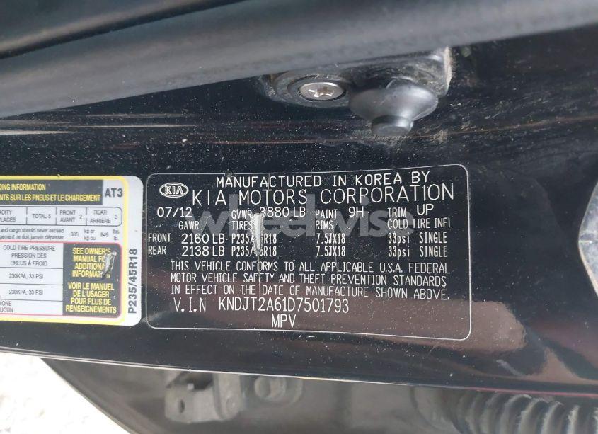 Photo 9 of 2013 Kia Soul ! (VIN KNDJT2A61D7501793)