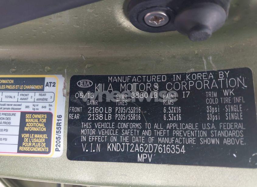 Photo 9 of 2013 Kia Soul + (VIN KNDJT2A62D7616354)