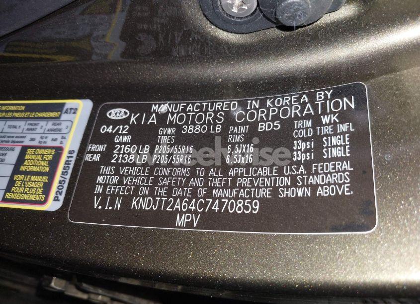 Photo 9 of 2012 Kia Soul + (VIN KNDJT2A64C7470859)