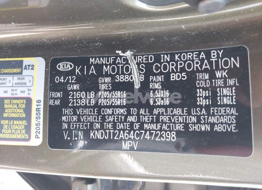 Photo 9 of 2012 Kia Soul + (VIN KNDJT2A64C7472398)