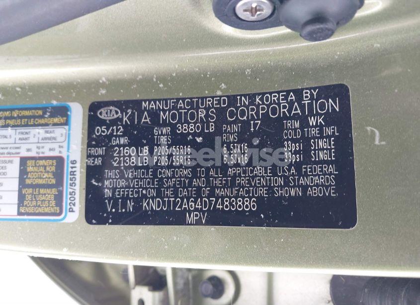 Photo 9 of 2013 Kia Soul + (VIN KNDJT2A64D7483886)