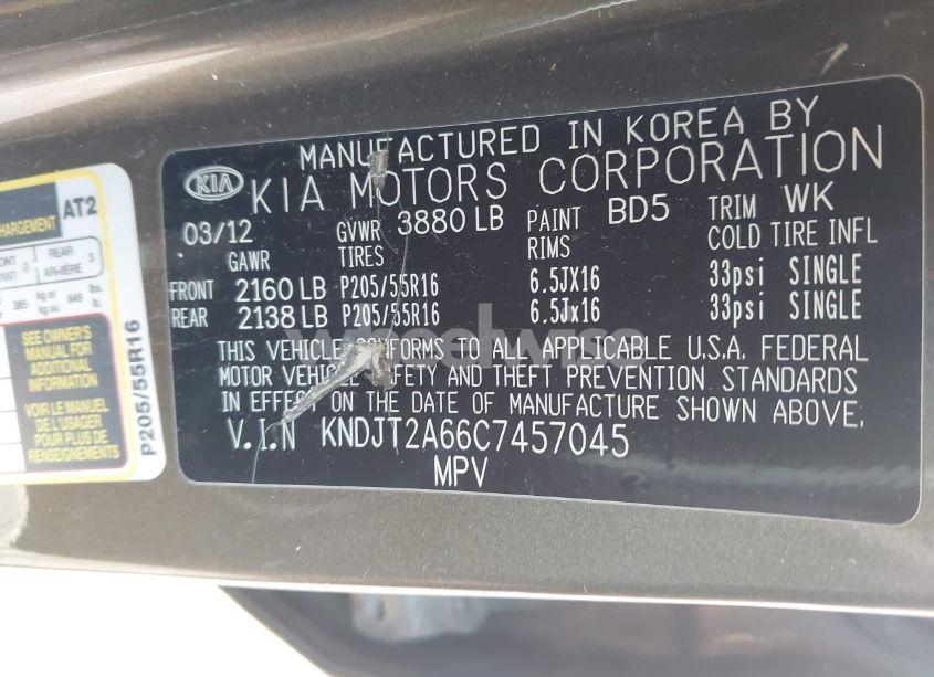 Photo 9 of 2012 Kia Soul + (VIN KNDJT2A66C7457045)