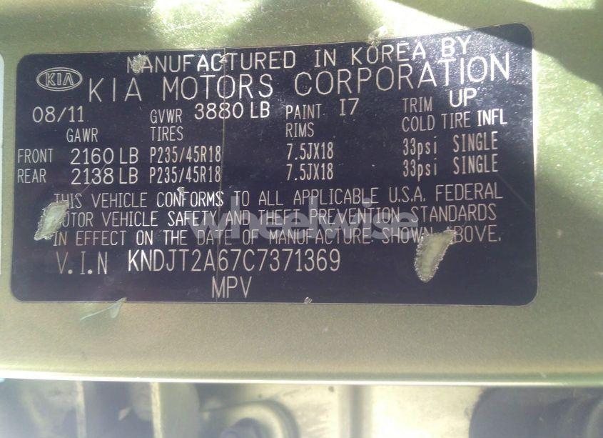 Photo 9 of 2012 Kia Soul ! (VIN KNDJT2A67C7371369)