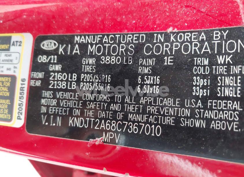 Photo 9 of 2012 Kia Soul + (VIN KNDJT2A68C7367010)