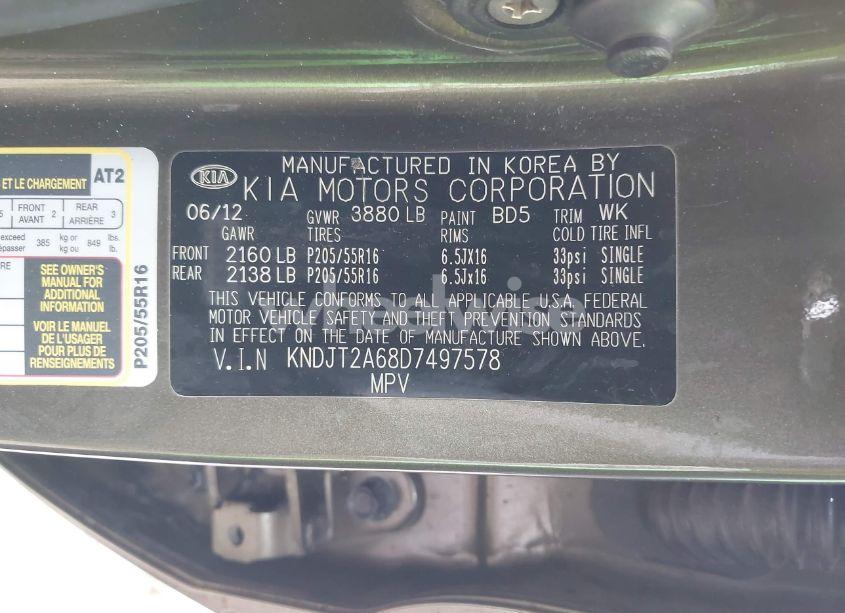 Photo 9 of 2013 Kia Soul + (VIN KNDJT2A68D7497578)