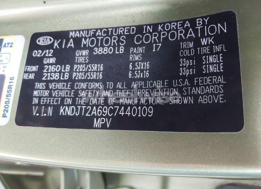 Photo 9 of 2012 Kia Soul + (VIN KNDJT2A69C7440109)