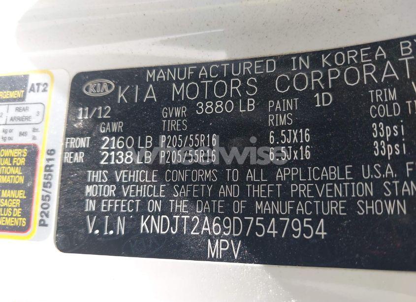 Photo 9 of 2013 Kia Soul + (VIN KNDJT2A69D7547954)