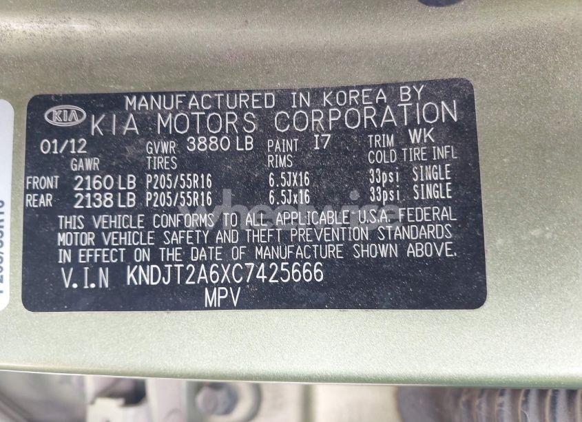 Photo 9 of 2012 Kia Soul + (VIN KNDJT2A6XC7425666)