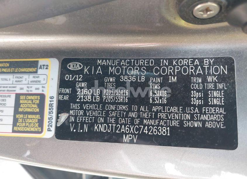 Photo 9 of 2012 Kia Soul + (VIN KNDJT2A6XC7426381)