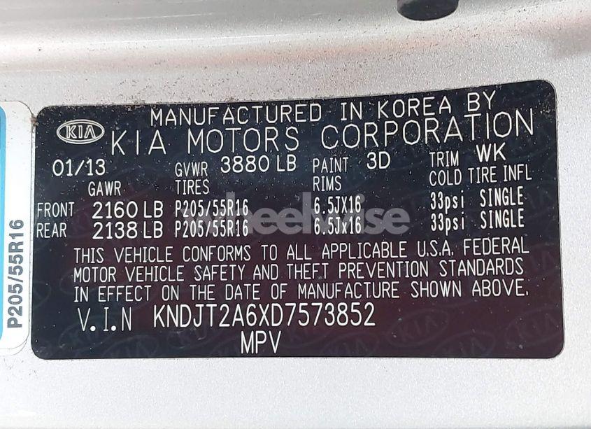 Photo 9 of 2013 Kia Soul + (VIN KNDJT2A6XD7573852)