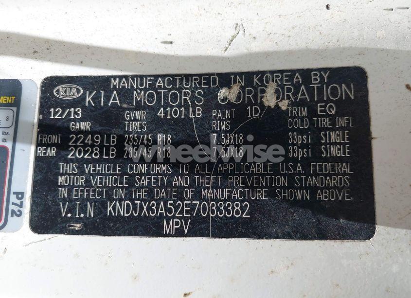 Photo 9 of 2014 Kia Soul ! (VIN KNDJX3A52E7033382)