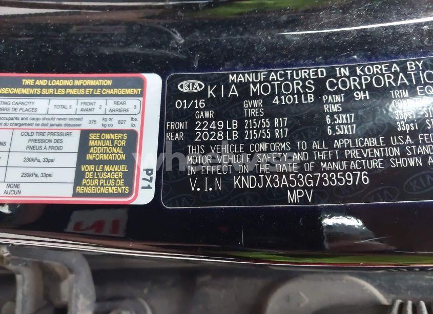 Photo 9 of 2016 Kia Soul ! (VIN KNDJX3A53G7335976)