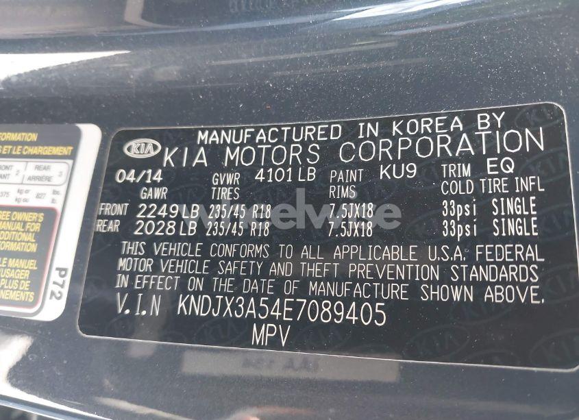 Photo 9 of 2014 Kia Soul ! (VIN KNDJX3A54E7089405)