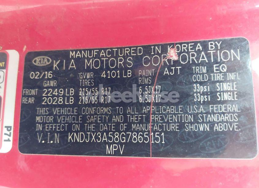 Photo 9 of 2016 Kia Soul ! (VIN KNDJX3A58G7865151)