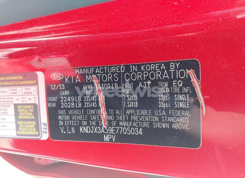 Photo 9 of 2014 Kia Soul ! (VIN KNDJX3A59E7705034)