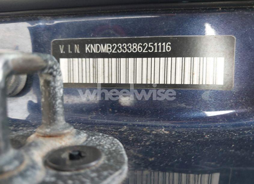 Photo 9 of 2008 Kia Sedona LX (VIN KNDMB233386251116)