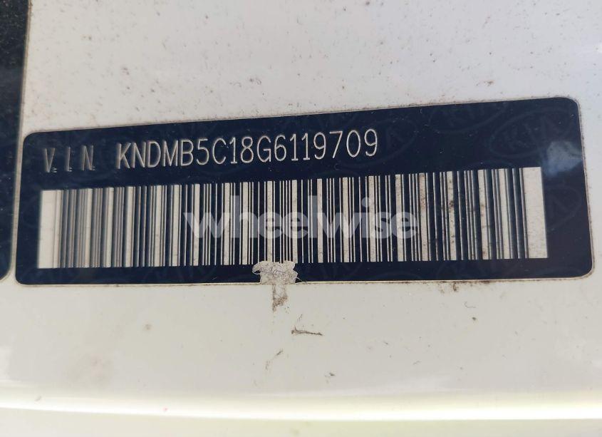 Photo 12 of 2016 Kia Sedona LX (VIN KNDMB5C18G6119709)