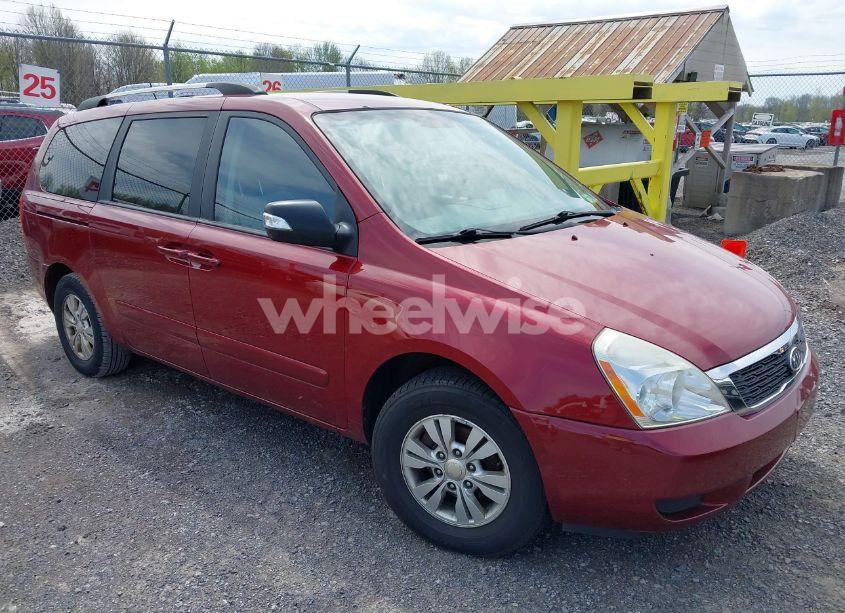 2012 Kia Sedona LX (VIN KNDMG4C71C6493153) main photo