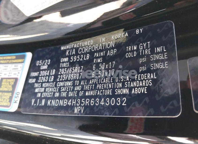 Photo 9 of 2024 Kia Carnival MPV LX SEAT PACKAGE (VIN KNDNB4H35R6343032)