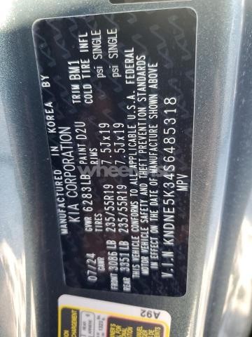 Photo 7 of 2025 KIA CARNIVAL SX (VIN KNDNE5K34S6485318)