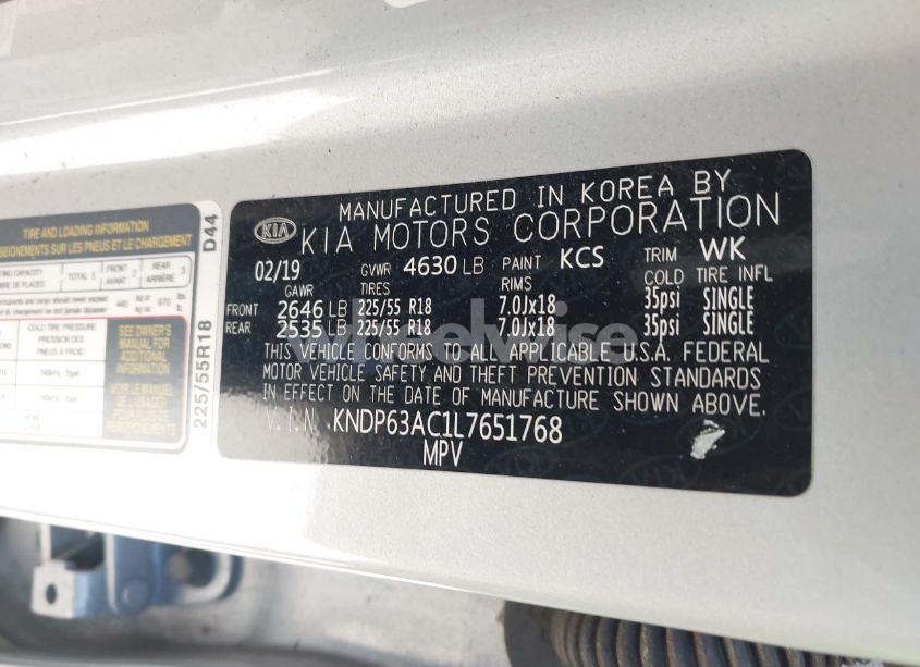 Photo 9 of 2020 Kia Sportage S (VIN KNDP63AC1L7651768)