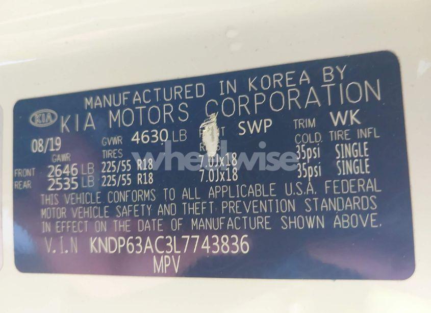 Photo 9 of 2020 Kia Sportage S (VIN KNDP63AC3L7743836)