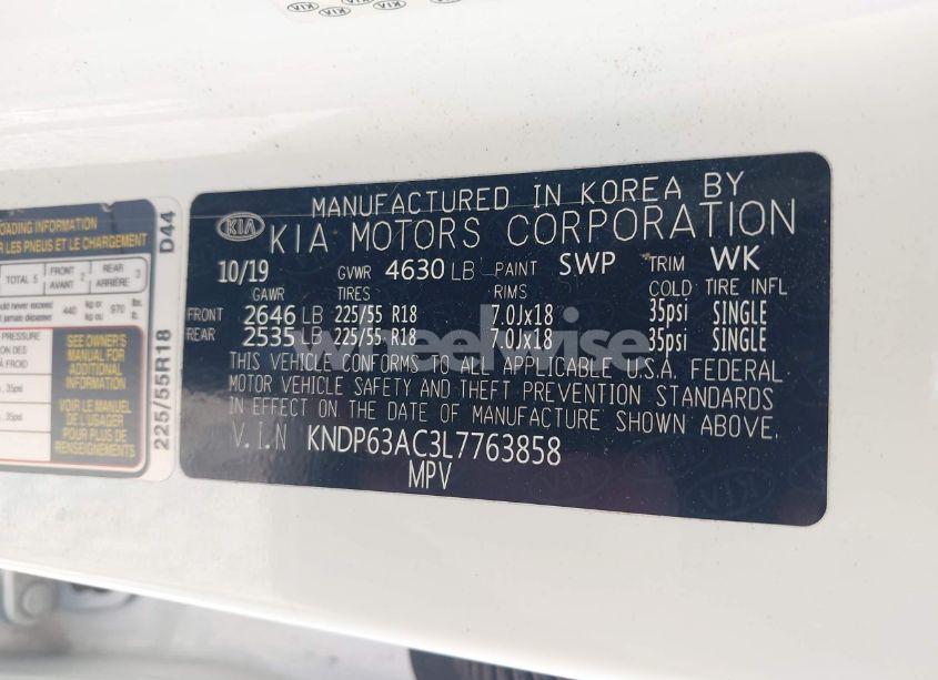 Photo 9 of 2020 Kia Sportage S (VIN KNDP63AC3L7763858)