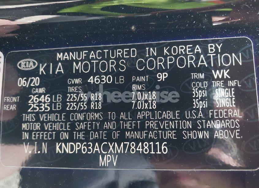 Photo 9 of 2021 Kia Sportage S (VIN KNDP63ACXM7848116)