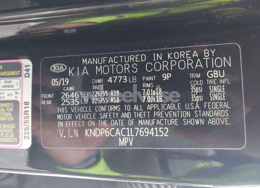 Photo 9 of 2020 Kia Sportage S (VIN KNDP6CAC1L7694152)