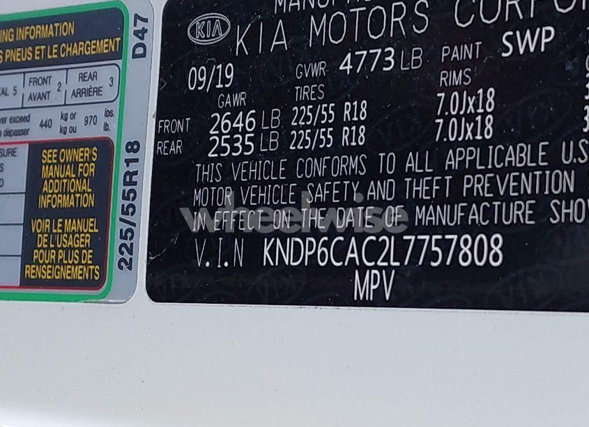 Photo 9 of 2020 Kia Sportage S (VIN KNDP6CAC2L7757808)