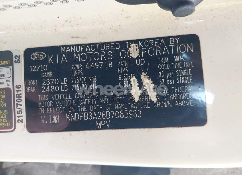 Photo 9 of 2011 Kia Sportage LX (VIN KNDPB3A26B7085933)