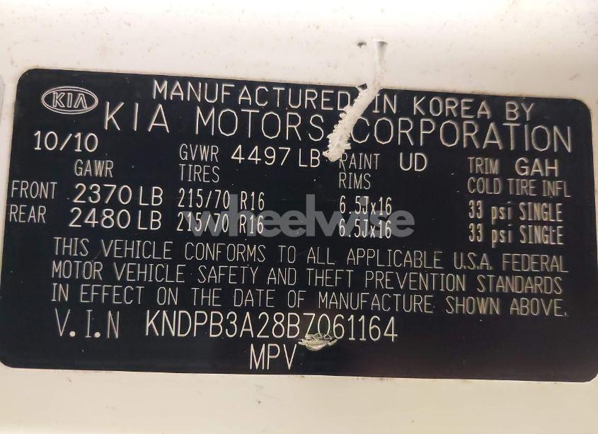 Photo 9 of 2011 Kia Sportage LX (VIN KNDPB3A28B7061164)