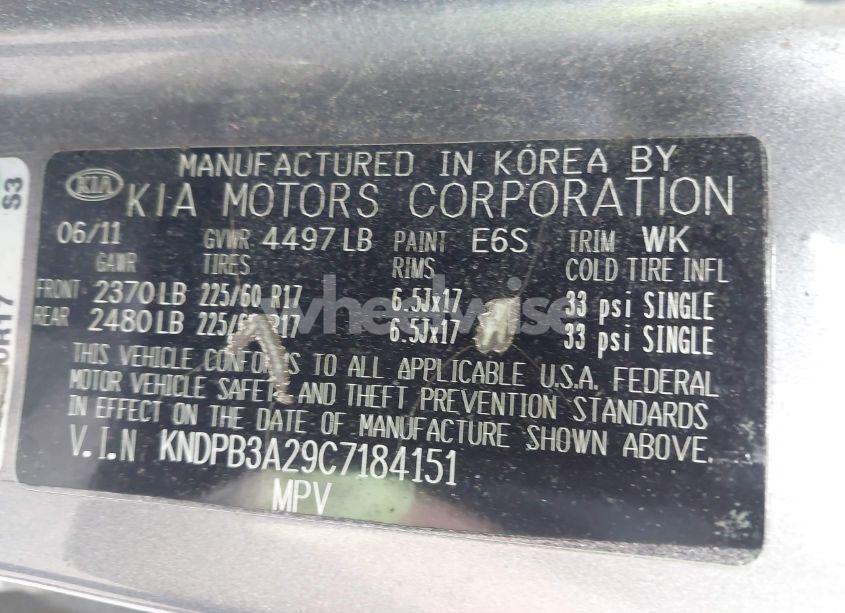 Photo 9 of 2012 Kia Sportage LX (VIN KNDPB3A29C7184151)