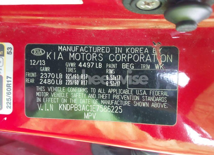 Photo 9 of 2014 Kia Sportage LX (VIN KNDPB3AC1E7586225)
