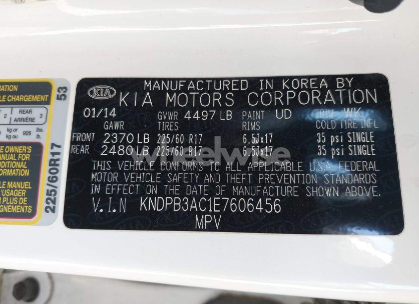 Photo 9 of 2014 Kia Sportage LX (VIN KNDPB3AC1E7606456)