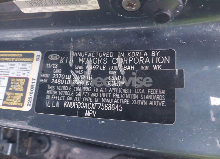 Photo 9 of 2014 Kia Sportage LX (VIN KNDPB3ACXE7568645)