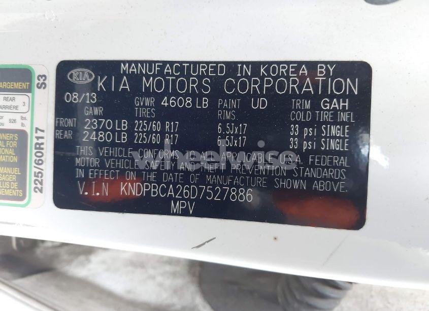 Photo 9 of 2013 Kia Sportage LX (VIN KNDPBCA26D7527886)