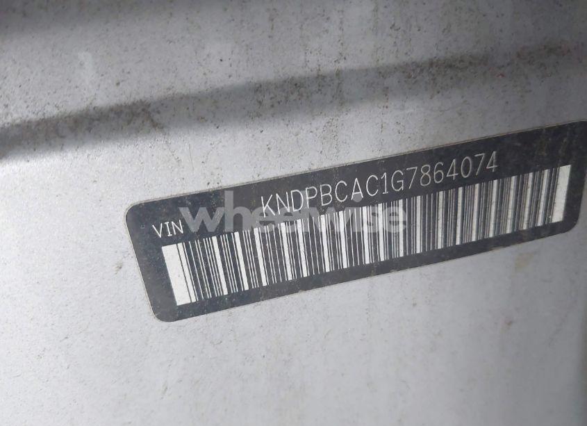 Photo 9 of 2016 Kia Sportage LX (VIN KNDPBCAC1G7864074)