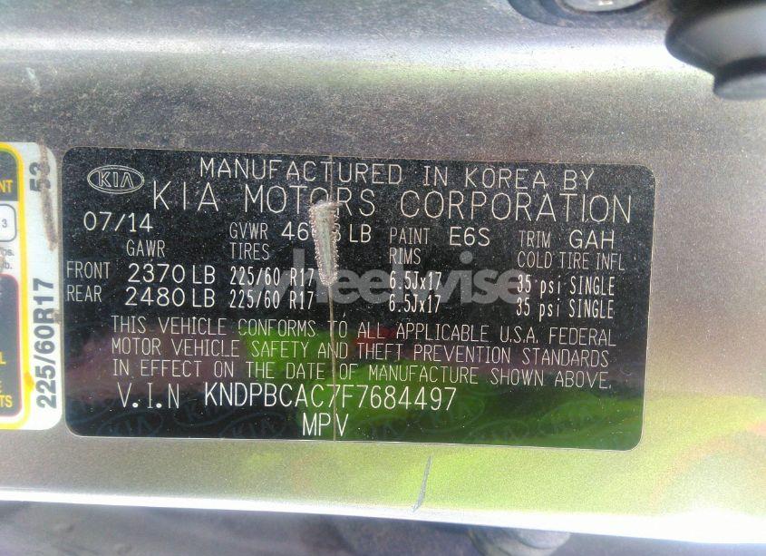 Photo 9 of 2015 Kia Sportage LX (VIN KNDPBCAC7F7684497)