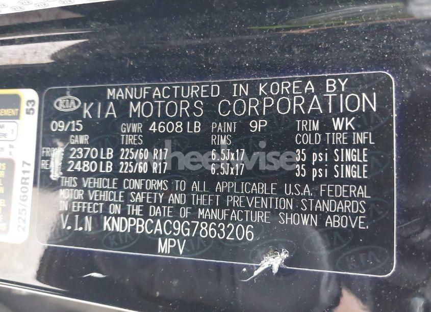 Photo 9 of 2016 Kia Sportage LX (VIN KNDPBCAC9G7863206)