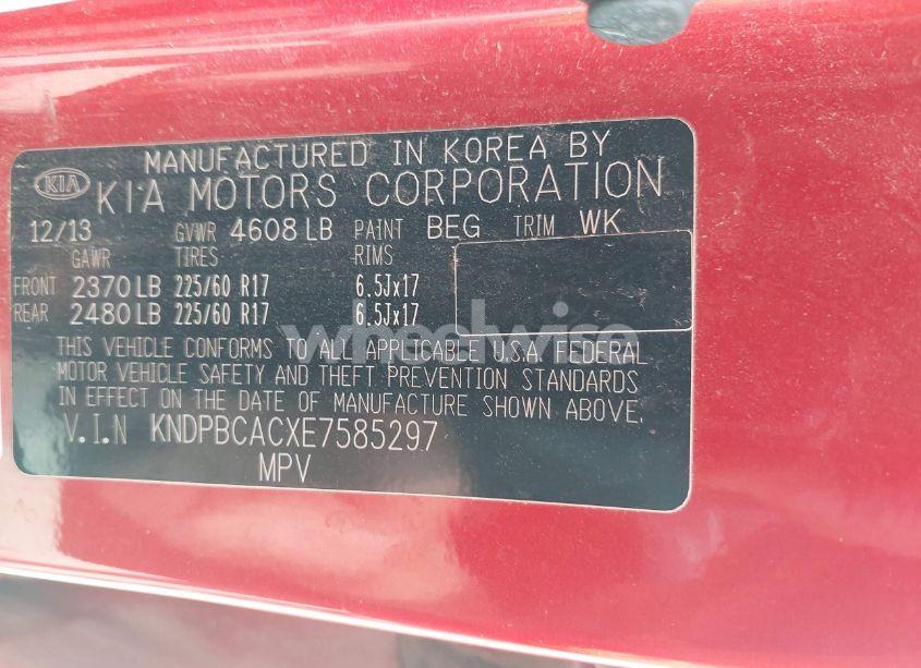 Photo 9 of 2014 Kia Sportage LX (VIN KNDPBCACXE7585297)