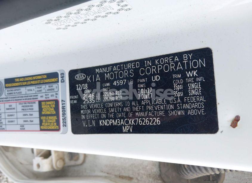 Photo 9 of 2019 Kia Sportage LX (VIN KNDPM3ACXK7626226)