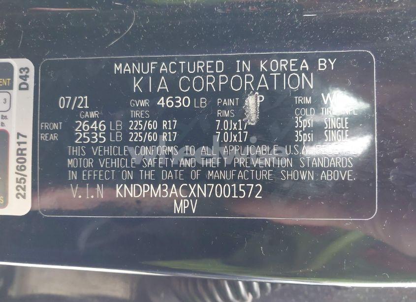 Photo 9 of 2022 Kia Sportage LX (VIN KNDPM3ACXN7001572)