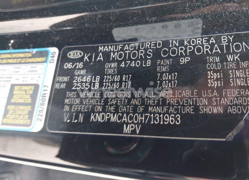 Photo 9 of 2017 Kia Sportage LX (VIN KNDPMCAC0H7131963)