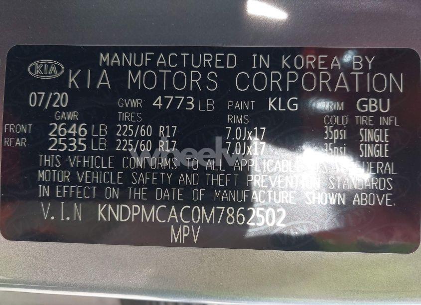 Photo 9 of 2021 Kia Sportage LX (VIN KNDPMCAC0M7862502)