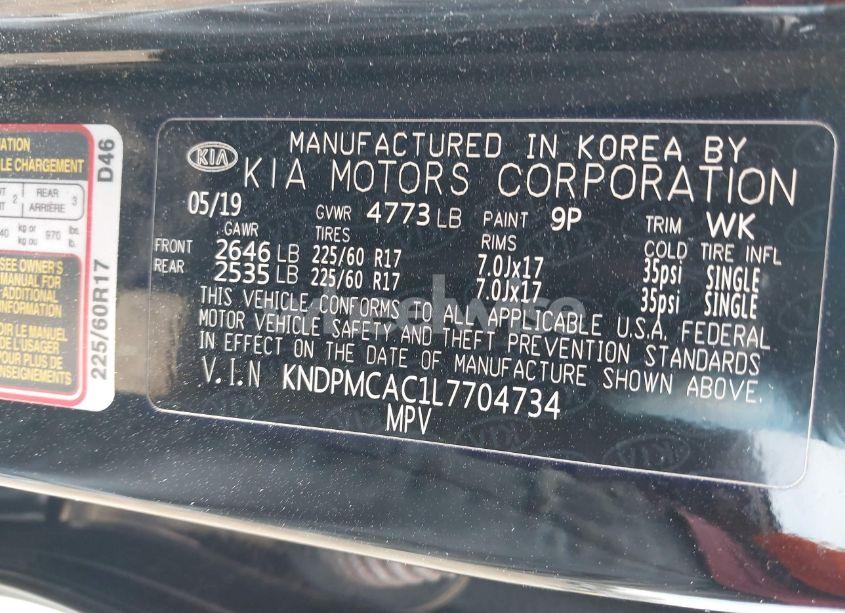 Photo 9 of 2020 Kia Sportage LX (VIN KNDPMCAC1L7704734)