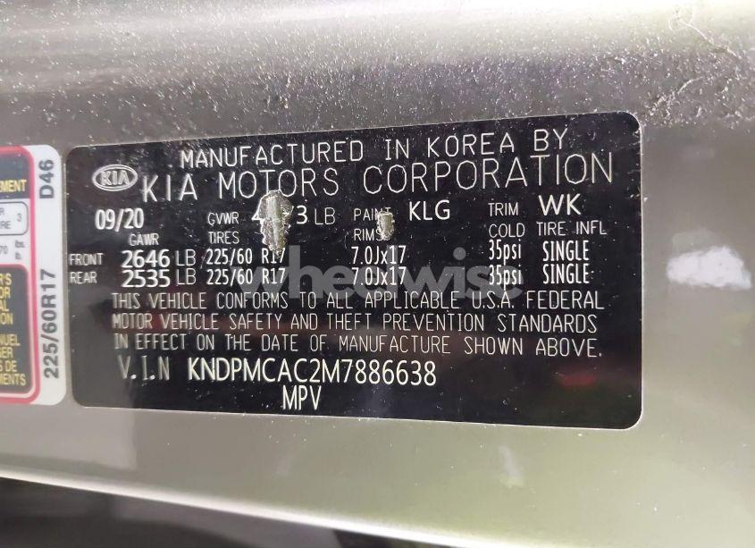 Photo 9 of 2021 Kia Sportage LX (VIN KNDPMCAC2M7886638)