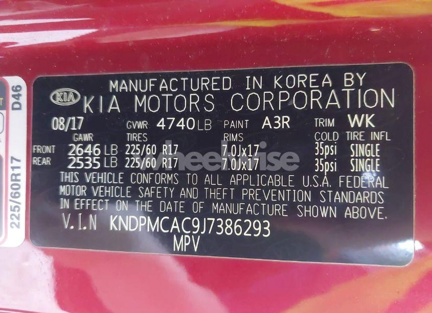 Photo 9 of 2018 Kia Sportage LX (VIN KNDPMCAC9J7386293)