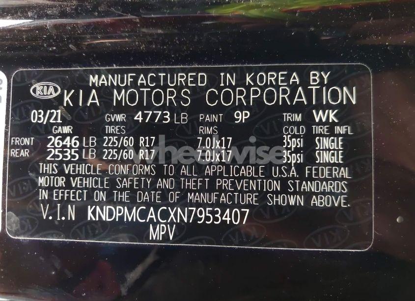 Photo 9 of 2022 Kia Sportage LX (VIN KNDPMCACXN7953407)