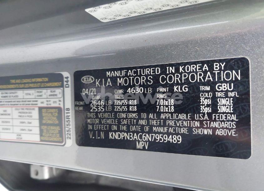 Photo 9 of 2022 Kia Sportage EX (VIN KNDPN3AC6N7959489)